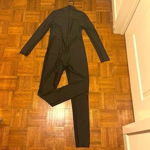 Fashion Nova Black Stretch Jumpsuit - Black - Size Large